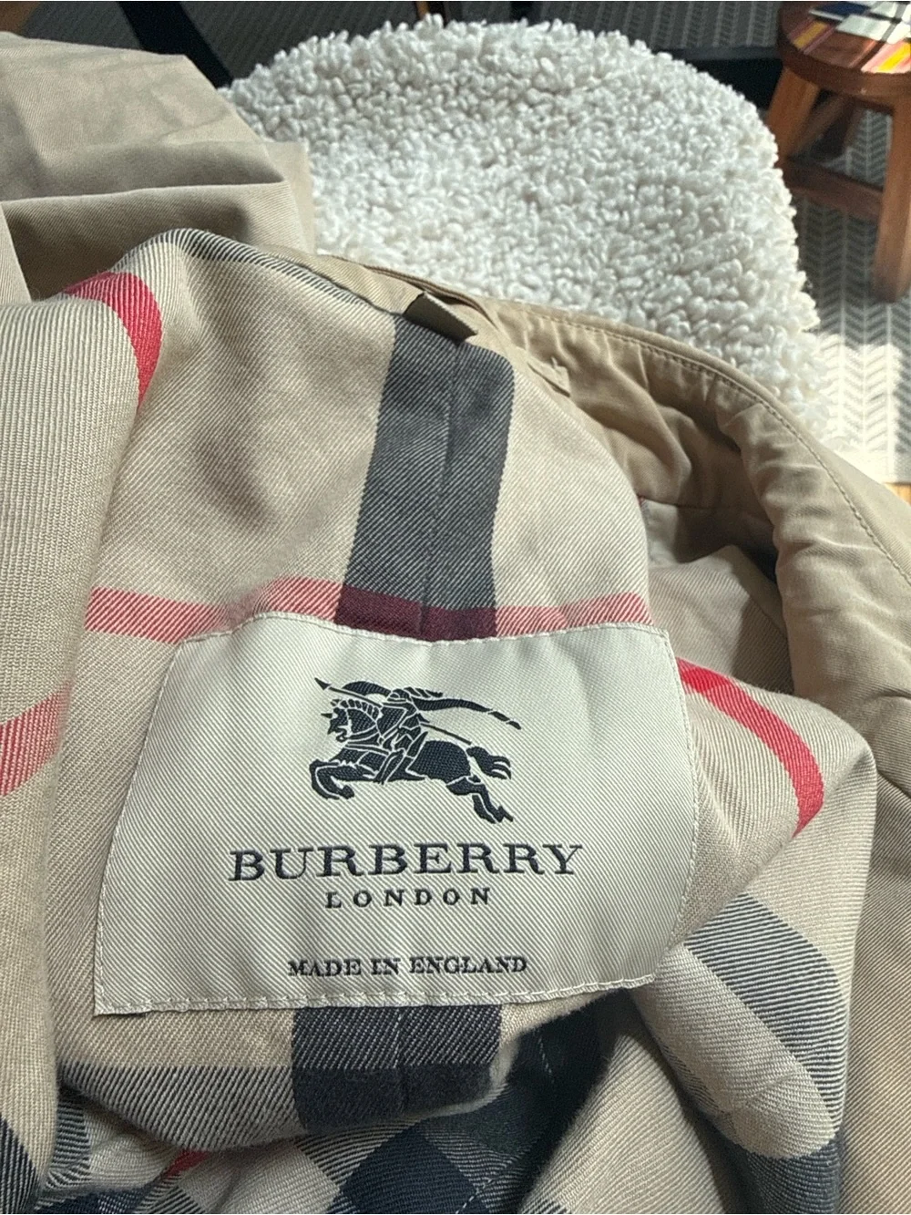 Burberry Beige Trench Coat - Picture 8 of 10